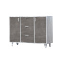 Комод с 3мя ящиками и 2 дверями на ножках К-2 ЭГО, бетон/камень 