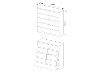 Комод Мори МК 1200.10/2