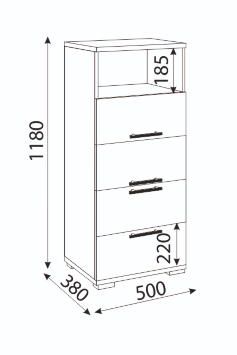 Комод малый Мармарис