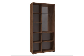 Шкаф с полками и витриной СШ-2  София, Дуб Крафт Табачный