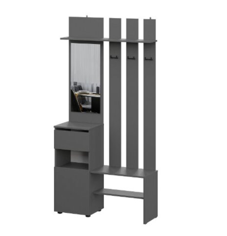 Вешалка с зеркалом Денвер 