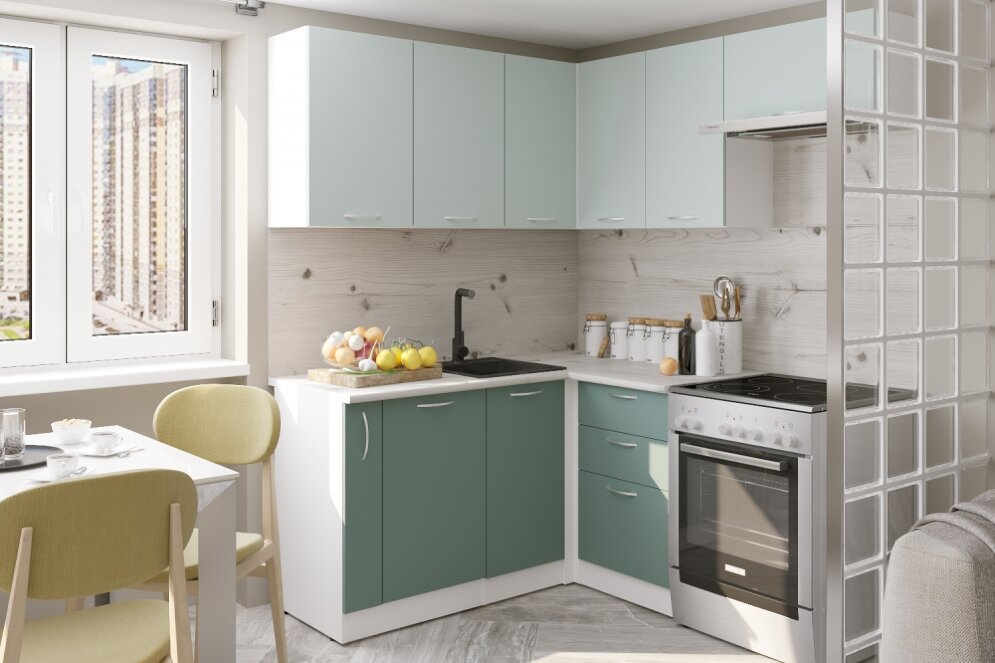 Кухонный гарнитур Асая мега прайм, 160х170 см 