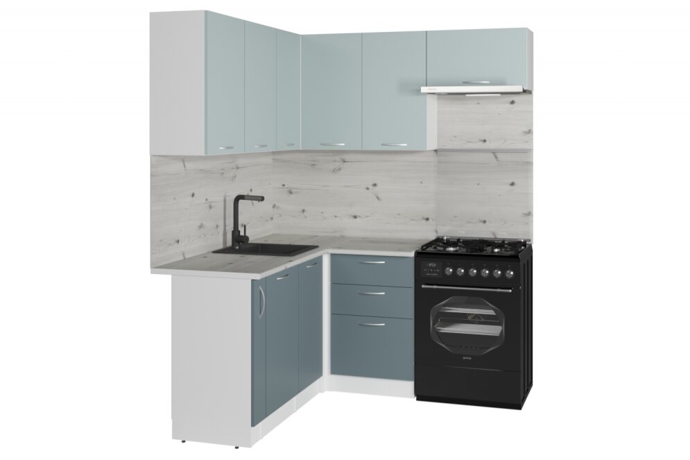 Кухонный гарнитур Асая мега прайм, 160х170 см 