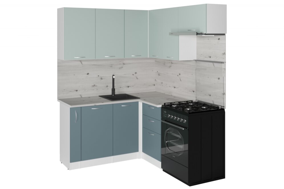 Кухонный гарнитур Асая мега прайм, 160х170 см 