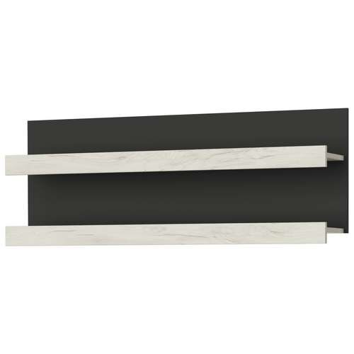 Навесная полка НПС-1200 Соната, Крафт белый - Антрацит 