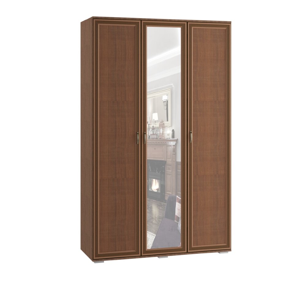 Шкаф 3-х створчатый Ливорно ЛШ-24, орех донской 