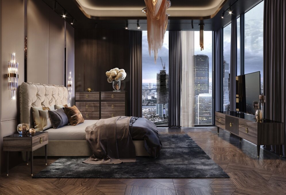 Комод узкий c планкой РМКМ-2(s) Rimini Solo  