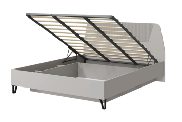 Кровать со спинкой МДФ и подъемным механизмом Кашемир