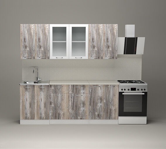 Кухонный гарнитур Арина ультра, 200 см 