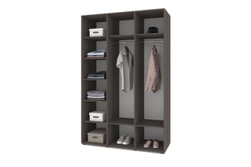 Шкаф 3-х дверный Стоун С31, Анкор темный / Анкор светлый