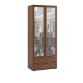 Шкаф 2-х створчатый с зеркалом Ливорно ЛШ-23, орех донской  