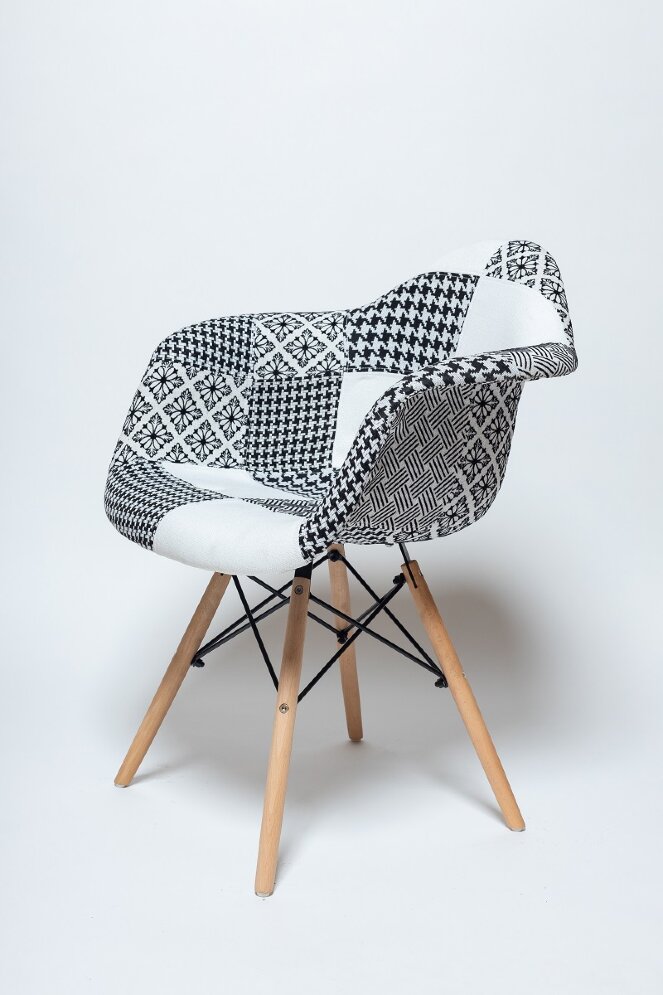 Стул SC-020 черно-белый 