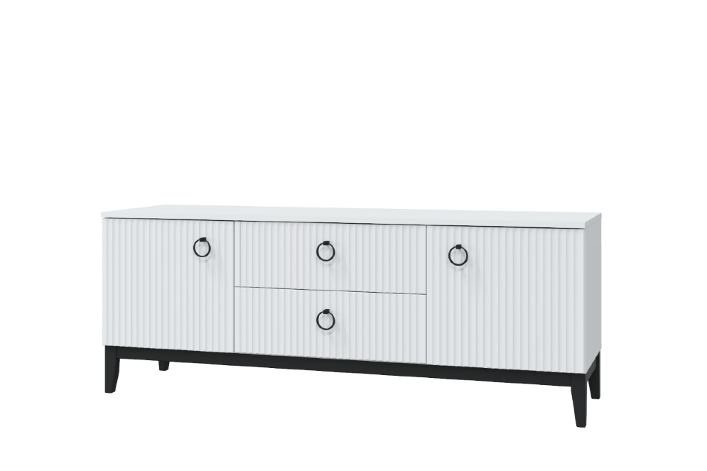 Тумба под ТВ с 2 дверями и 2 ящиками Шарлиз  