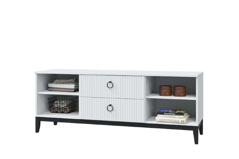 Тумба под ТВ с 2 дверями и 2 ящиками Шарлиз  