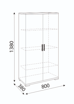 Тумба 2-х дверная Мармарис