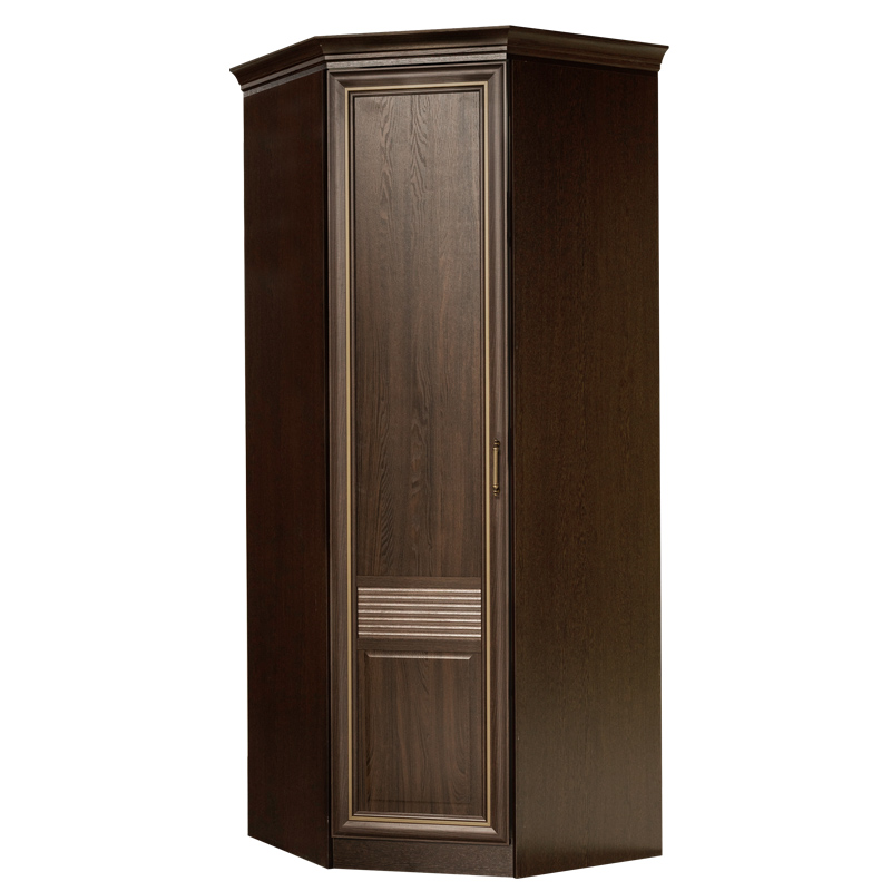 Шкаф угловой Орлеан, Ясень темный 