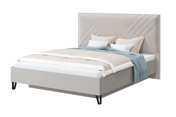 Кровать с мягким изголовьем и подъемным механизмом Кашемир