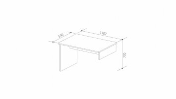 Стол-приставка Юниор-7 (Прованс)