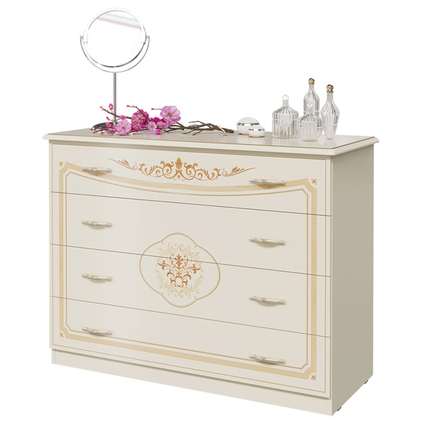 Комод СГ-06 Грация, Слоновая кость ​ 