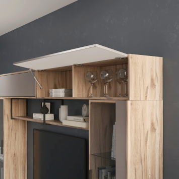 Шкаф навесной горизонтальный 1350 Кенди