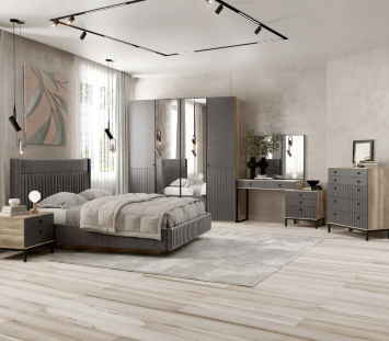 Шкаф четырехстворчатый Доминго c зеркалом