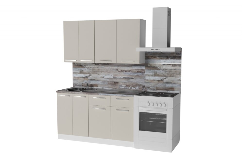 Кухонный гарнитур Дюна медиум, 140 см 