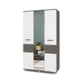 Шкаф трехстворчатый с зеркалом В31 Виора, Ясень Анкор 