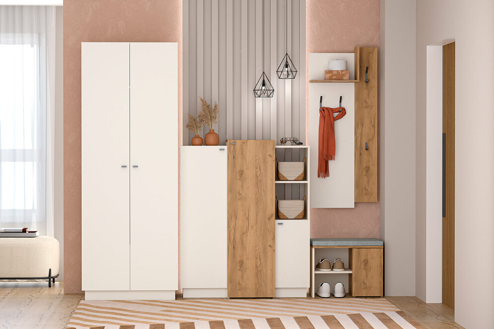 Вешалка В-1 Квадро, миндаль 