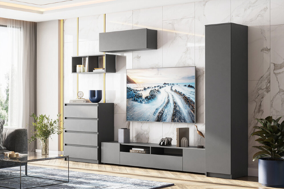 Комод 3 ящика двухстворчатый Денвер 