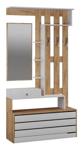 Центральная секция Ямайка, крафт золотой / белый  