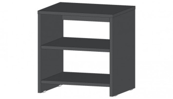 Тумба прикроватная Элегант, Графит