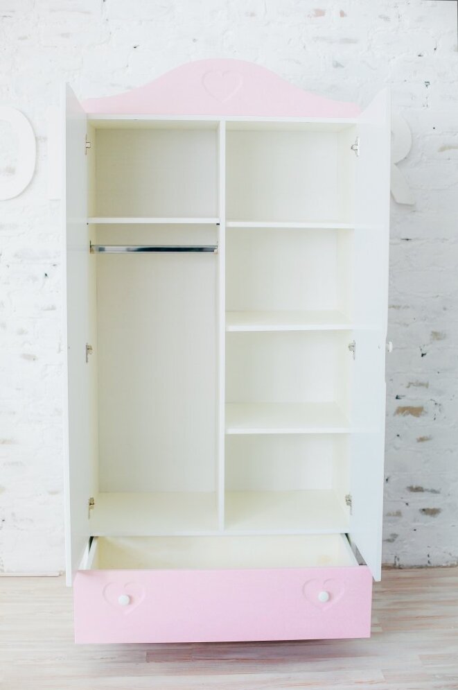 Шкаф 2-х створчатый Сердечко 