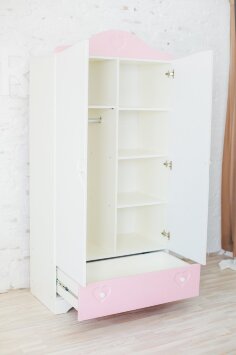 Шкаф 2-х створчатый Сердечко