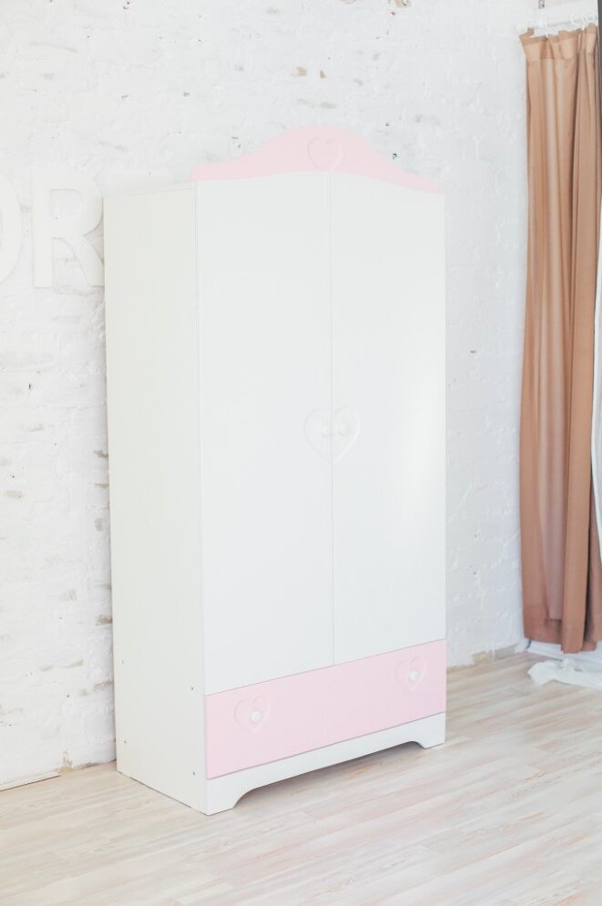 Шкаф 2-х створчатый Сердечко 