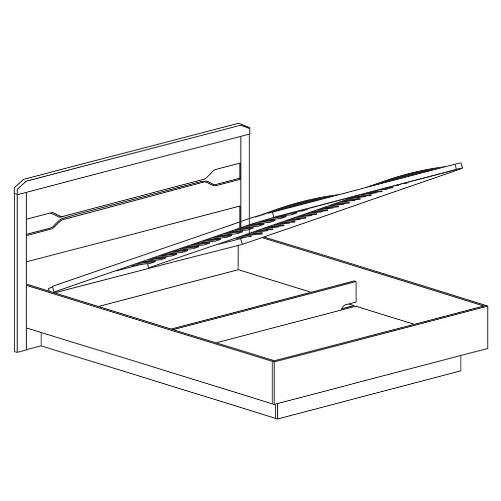 Кровать 1600 с подъемным механизмом Ронда №316 