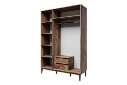 Шкаф 3-х дверный Гориция, Сапфировый