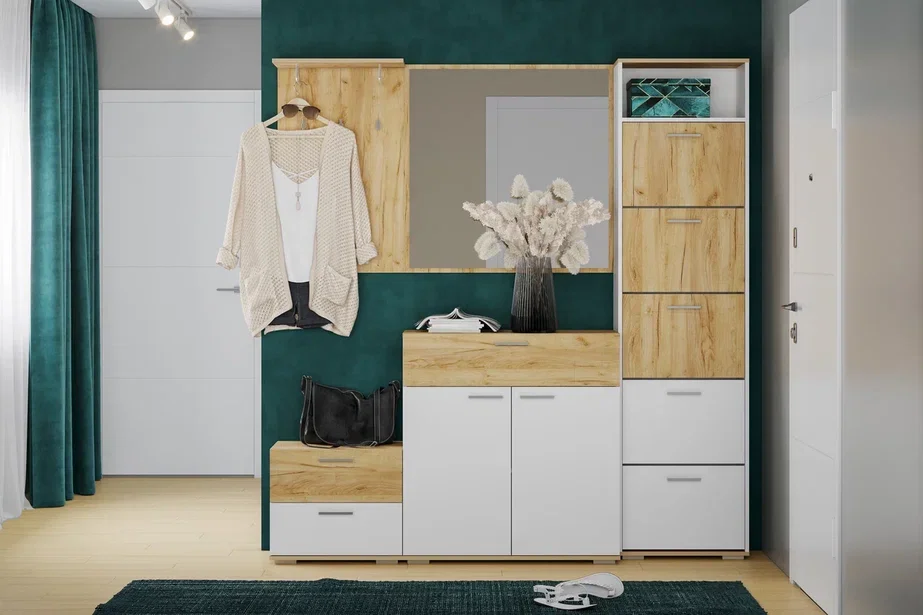 Тумба для обуви Санти НМ 013.26, крафт золотой 