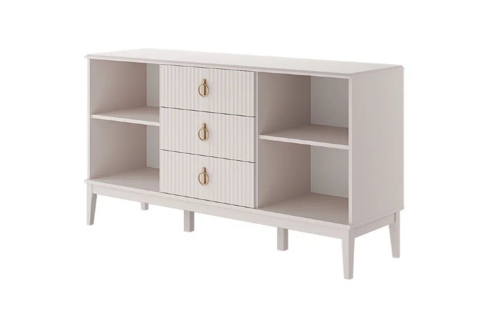 Комод 2 двери, 3 ящика Фарго, Льняной 