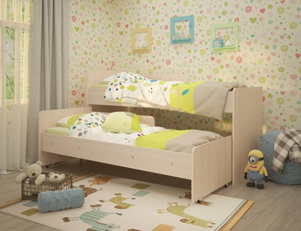 Кровать выкатная Радуга 80*160 