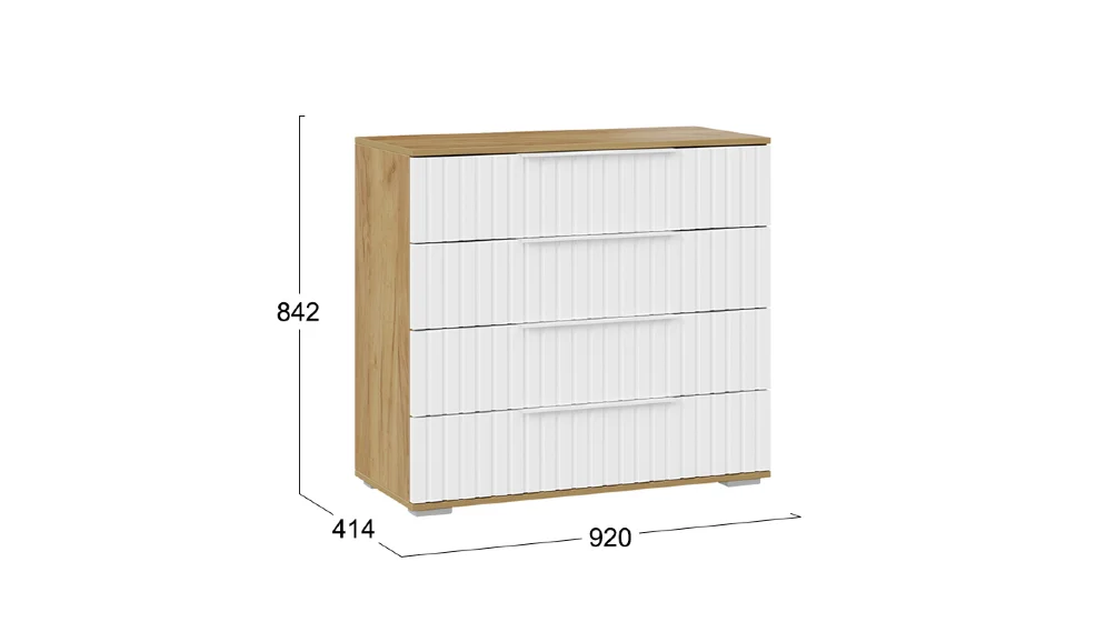 Комод Хилтон, Дуб Крафт 