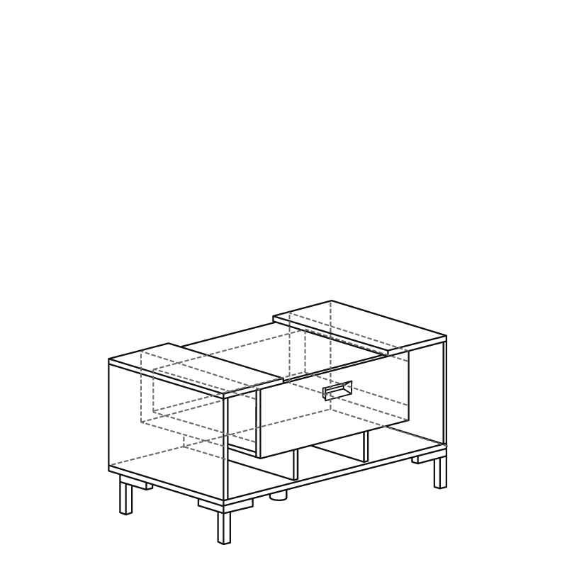 Стол журнальный 217 (серия 3) 