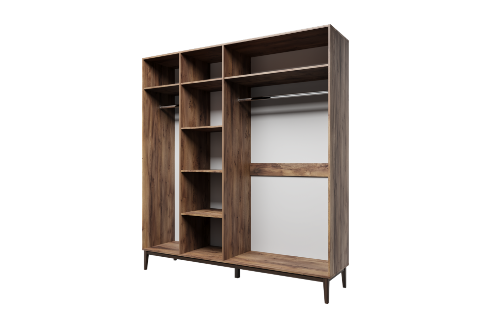 Шкаф 4-х дверный Гориция, Сапфировый 