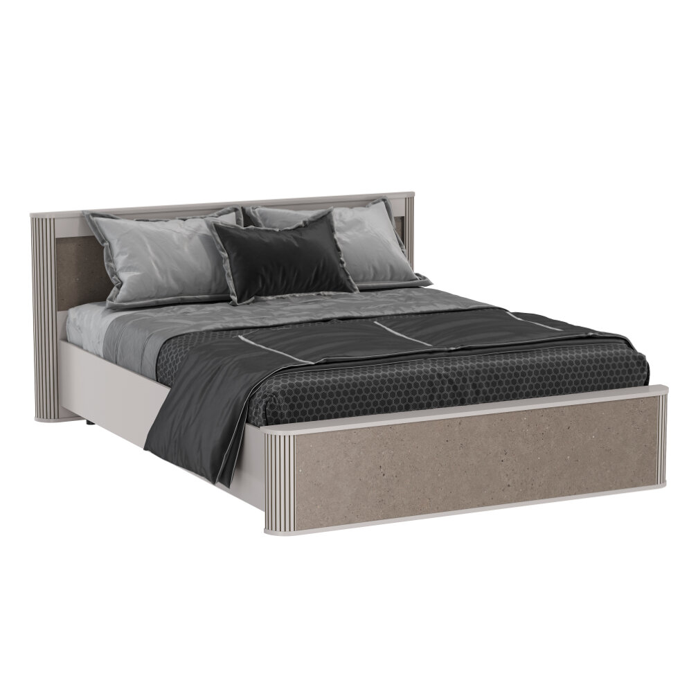 Кровать двуспальная Фантазия, Кашемир патина 