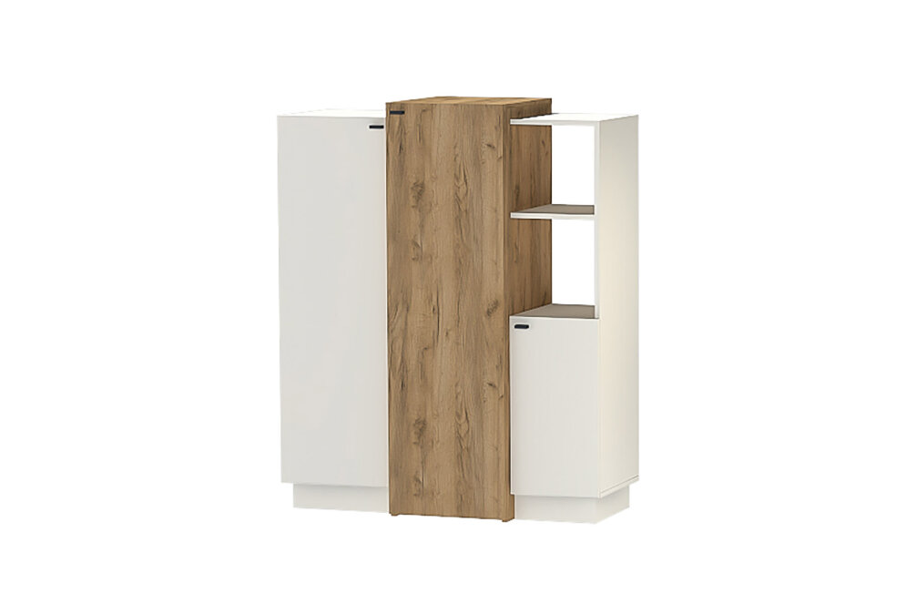 Комод 3 двери К-3 Квадро, миндаль 