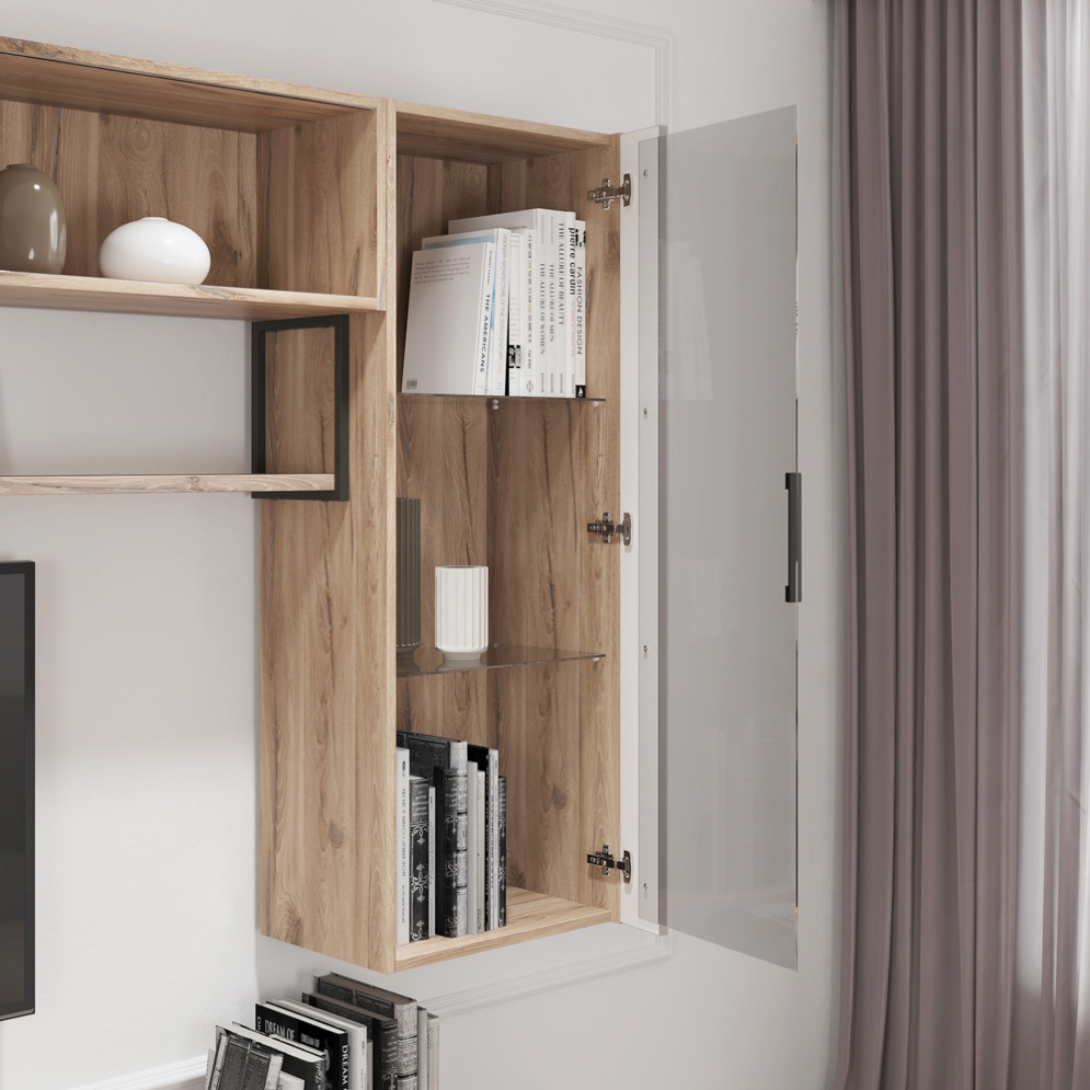 Шкаф навесной витрина Кенди 