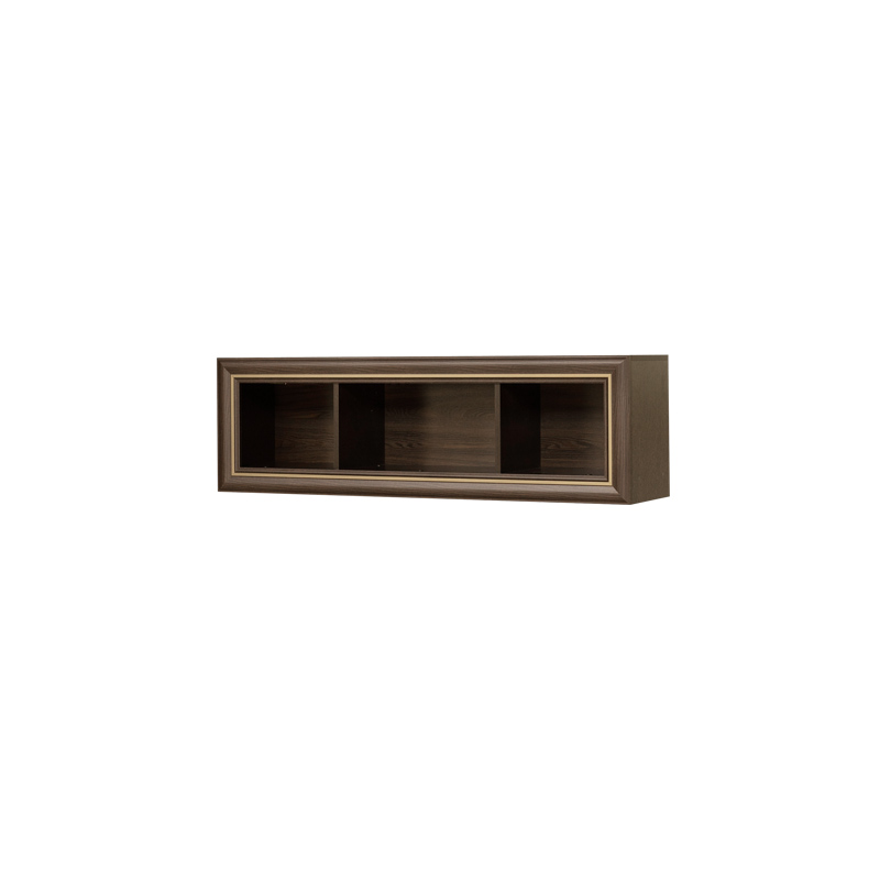 Шкаф навесной Орлеан, Ясень темный 