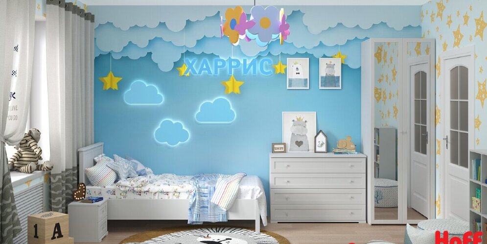 Шкаф угловой Харрис с зеркалом 