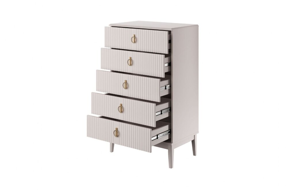 Комод 5 ящиков Фарго, Льняной 