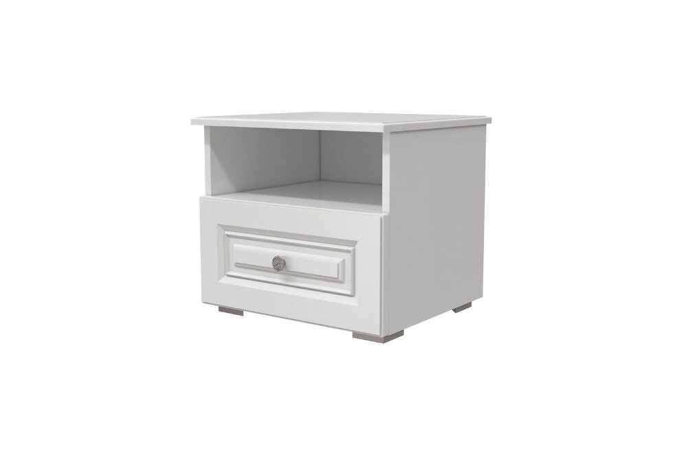 Тумба прикроватная Олимп, белый 