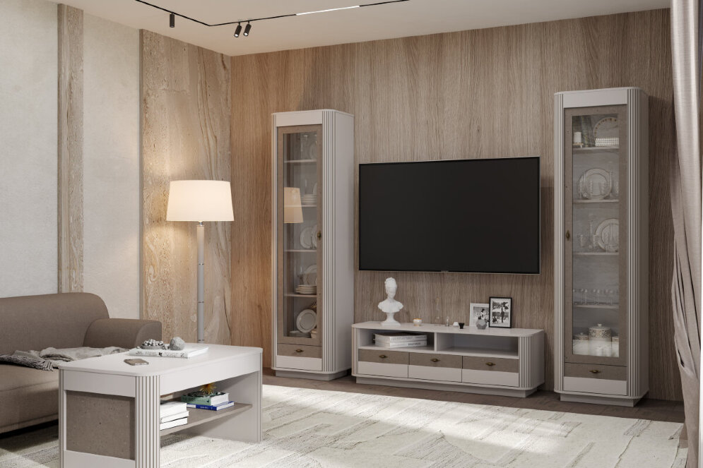 Тумба ТВ Фантазия, Кашемир патина 